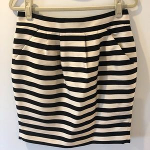 Banana Republic Striped Tulip Skirt